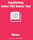 Handleiding Online PBX Beheer Tool
