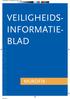 VEILIGHEIDS- INFORMATIE- BLAD