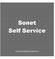 Gebruikershandleiding Sonet Self Service