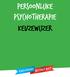 Persoonlijke psychotherapie keuzewijzer