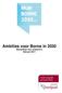 Ambities voor Borne in 2030 Bouwsteen voor scenario s februari 2011