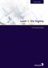 2014 / 2015. Lean & Six Sigma. studiewijzer. UNC Plus Delta. successful together