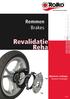 Remmen Brakes. Revalidatie Reha. Algemene catalogus General Catalogue R 06