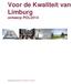 Voor de Kwaliteit van Limburg ontwerp POL2014