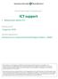 Profiel van kwalificatiedossier: ICT support. Opleidingsdomein Informatie en communicatietechnologie Crebonr. 79050