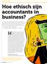Hoe ethisch zijn accountants in business?