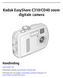 FPO. Kodak EasyShare C310/CD40 zoom digitale camera. Handleiding