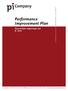 Performance Improvement Plan