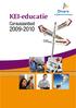 KEI-educatie. Cursusaanbod 2009-2010
