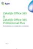 Zakelijk Office 365 & Zakelijk Office 365 Professional Plus