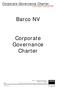 Barco NV. Corporate Governance Charter