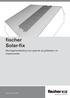 fischer Solar-fix Montagehandleiding voor gebruik op golfplaten- en trapeziumdak