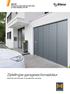 NIEUW Decograin-oppervlakken Dark Oak en Titan Metallic CH 703. Zijdelingse garagesectionaaldeur. Maximale doorrijhoogte en gemakkelijke doorgang