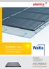SOLYNDRA. SOLYNDRA Solar Fotovoltaïsch systeem voor vlakke daken. De nieuwe toepassing van fotovoltage.