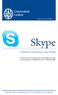 Skype. Praktische informatie over Skype