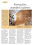 Renovatie: wanden isoleren
