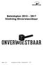 Beleidsplan 2015-2017 Stichting Onverwoestbaar