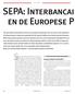 SEPA: Interbancai en de Europese P