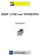 IDEP / GN8 voor WINDOWS. Quickstart