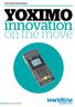 Gebruikershandleiding YOXIMO. innovation. on the move