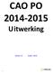 CAO PO 2014-2015 Uitwerking