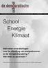 School Energie Klimaat