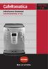 730/ 750 770. CafeRomatica. Koffie/Espresso Volautomaat Gebruiksaanwijzing en tips. Neue Lust auf Kaffee.