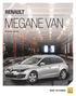 RENAULT MEGANE VAN PRIJSLIJST JUNI 2015 DRIVE THE CHANGE