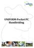 UNIFORM-Pocket PC Handleiding