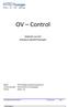 OV Control. Opdracht voor het afstuderen bij HiTECHnologies. HiTECHnologies Industrial Automation B.V.