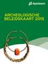 Archeologische beleidskaart 2015