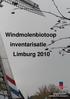 Windmolenbiotoop inventarisatie Limburg 2010