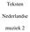 Teksten. Nederlandse. muziek 2
