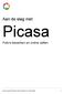 Picasa Foto's bewerken en online zetten