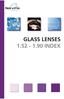 GLASS LENSES 1.52-1.90 INDEX