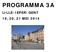 PROGRAMMA 3A LILLE/IEPER/GENT 19, 20, 21 MEI 2014