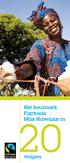 Het keurmerk Fairtrade Max Havelaar in. vragen