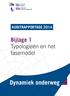 Auditrapportage 2014. Bijlage 1 Typologieën en het fasemodel. Dynamiek onderweg