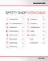 SAFETY SHOP CATALOGUS