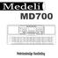 IN DE DOOS: - Het keyboard - Medeli Handleiding - 12 v adaptor - Bladmuziekstandaard BELANGRIJKE VEILIGHEIDSINSTRUCTIES