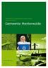 Rapporttitel. Verkenning mogelijkheden toekomstige afvalinzameling. Gemeente Menterwolde. De Jonge Milieu Advies