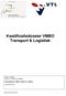 Kwalificatiedossier VMBO Transport & Logistiek