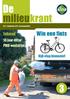 De milieu. krant. Win een fiets. Inhoud. 10 jaar diftar PMD-wedstrijd. Kijk vlug binnenin! Nr. 3 - September 2015 - Driemaandelijks