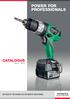 CATALOGUS 2012-2014 DE BESTE TECHNIEK EN DE BESTE MACHINES