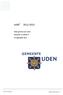 vgrp + 2012-2015 Uden gastvrij voor water Kenmerk: 11-10044-JV 14 september 2011 vgrp + Uden 2012-2015 Ingenieursbureau Moons 1