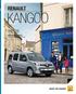 RENAULT KANGOO DRIVE THE CHANGE. Van nature origineel. De technologie Renault R-Link RENAULT KANGOO