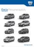 Dacia Personenauto s. Shockingly affordable PRIJSLIJST APRIL 2015 GROUPE RENAULT