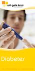 Diabetes. jouw thuisverpleging. onze expertise.