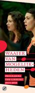 waaier van mogelijkheden