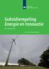 Subsidieregeling Energie en Innovatie. EOS: Lange Termijn